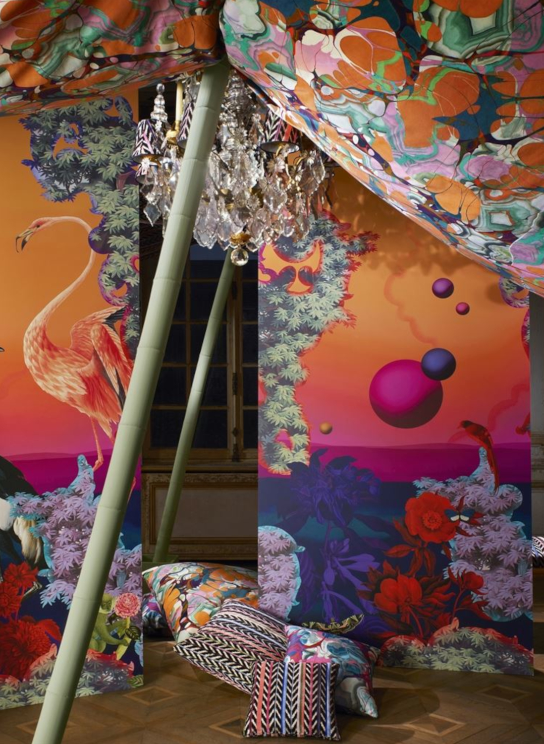 Wandbild Novafrica Sunset Scene 2