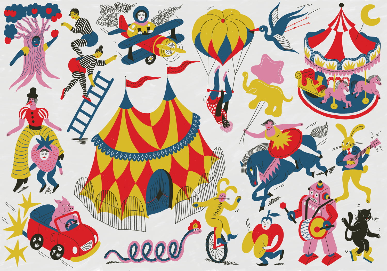 Wandbild Magic Circus - Wild