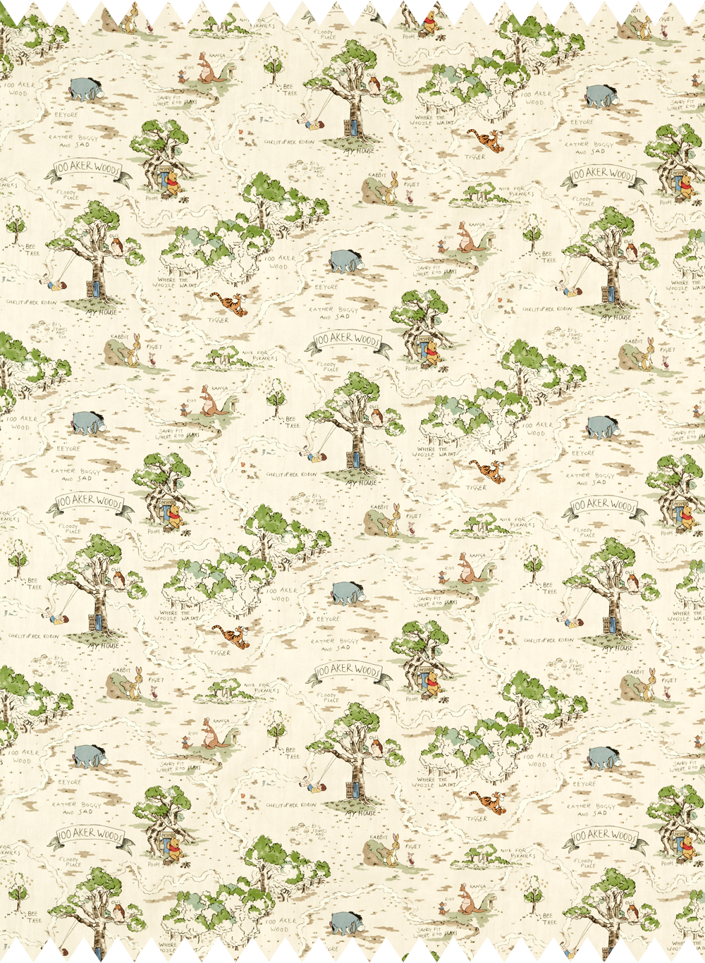 Stoff Hundred Acre Wood