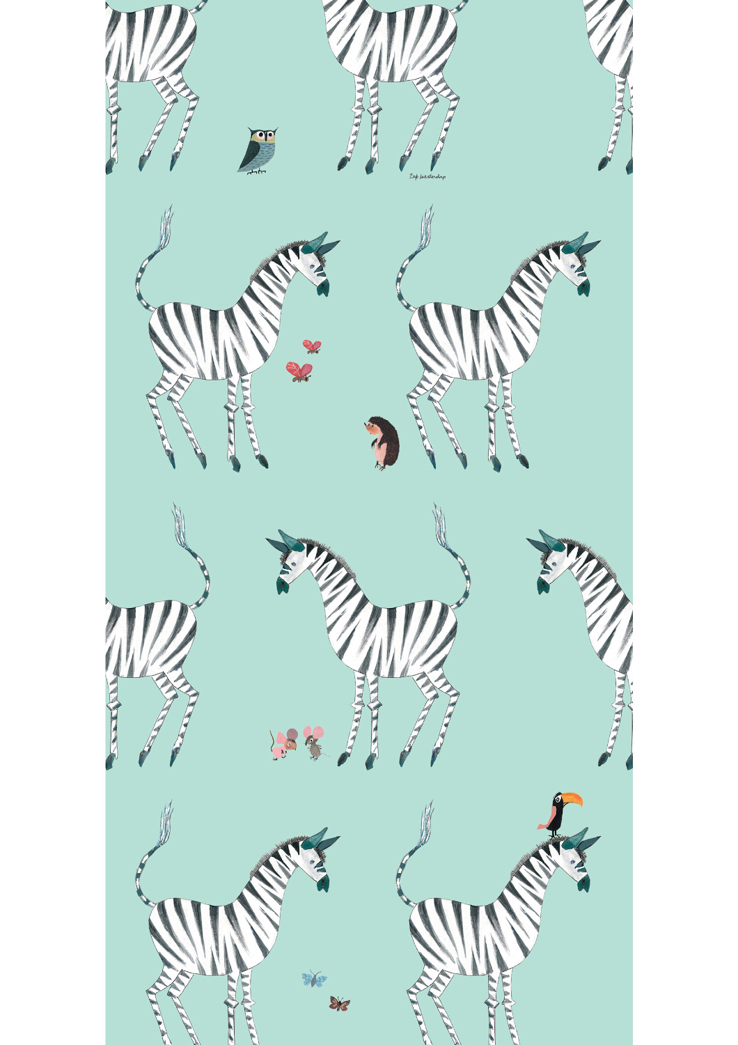 Tapete Zebra - Mint