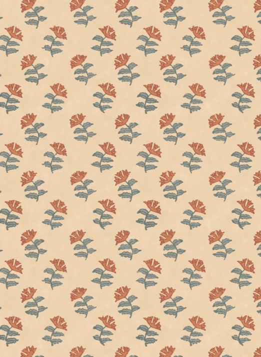 Tapete Mulberry Sprig - Teal