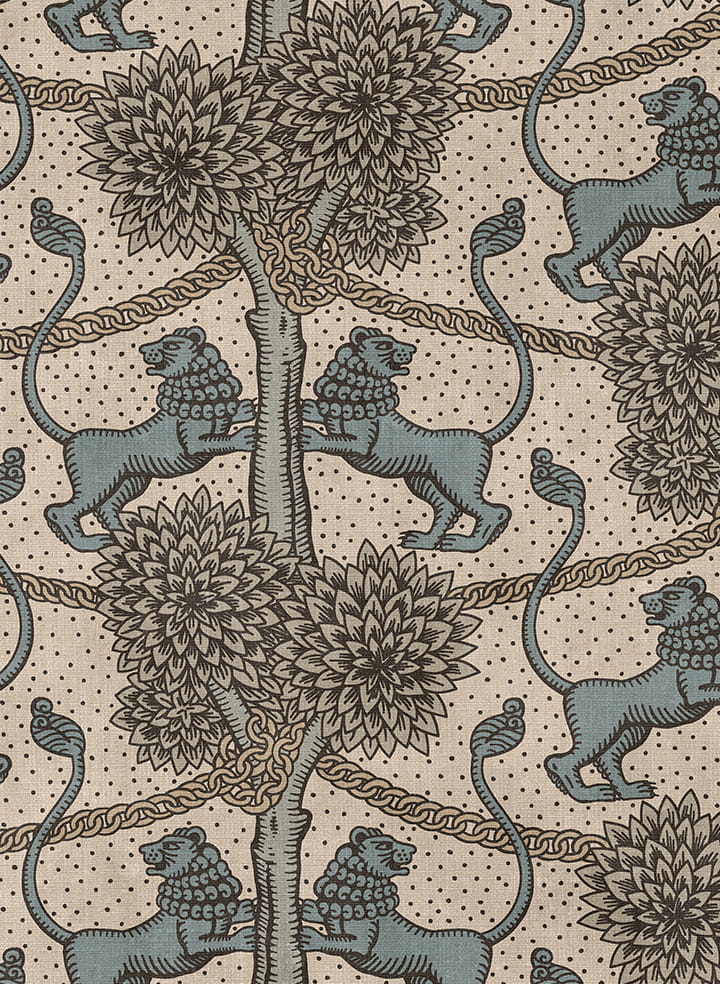 Wandbild Leopold - Beige