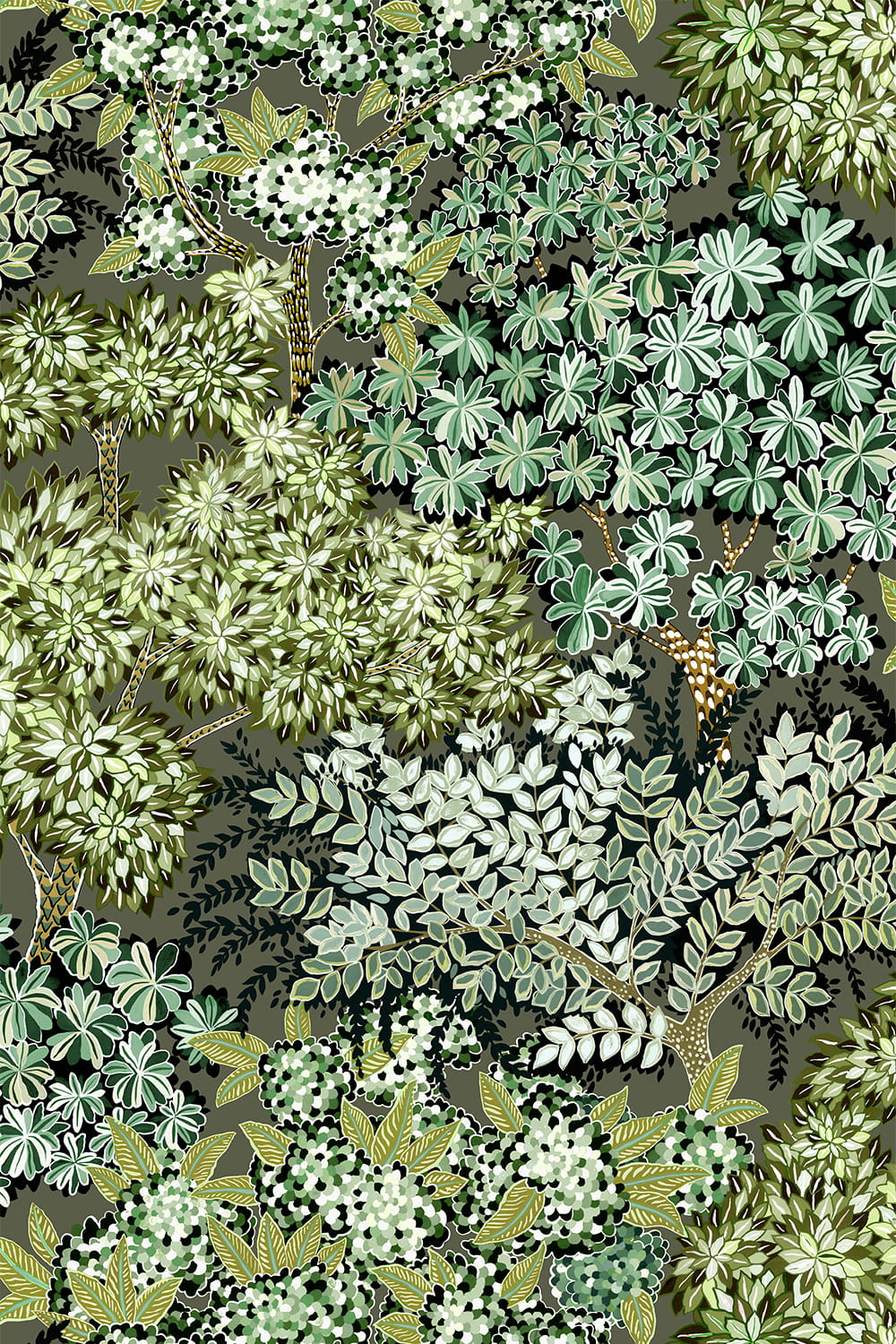 Tapete Broccoli Canopy - Chaingate Green