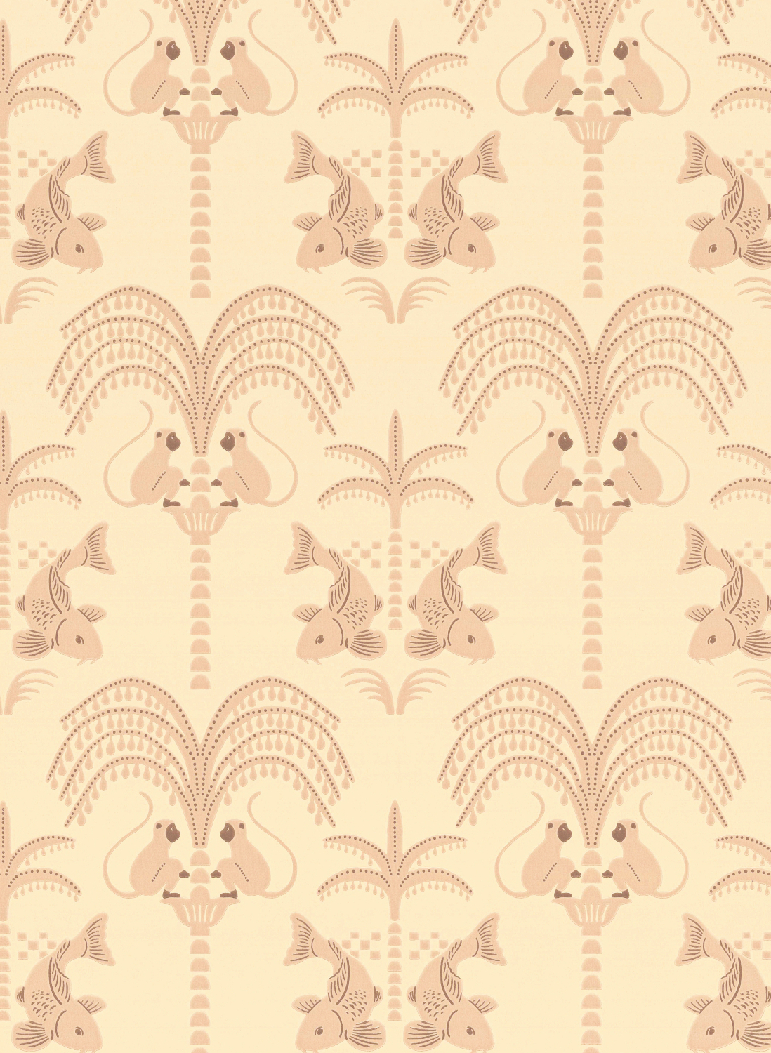 Tapete Sunset Gold - Shell Beige Pink
