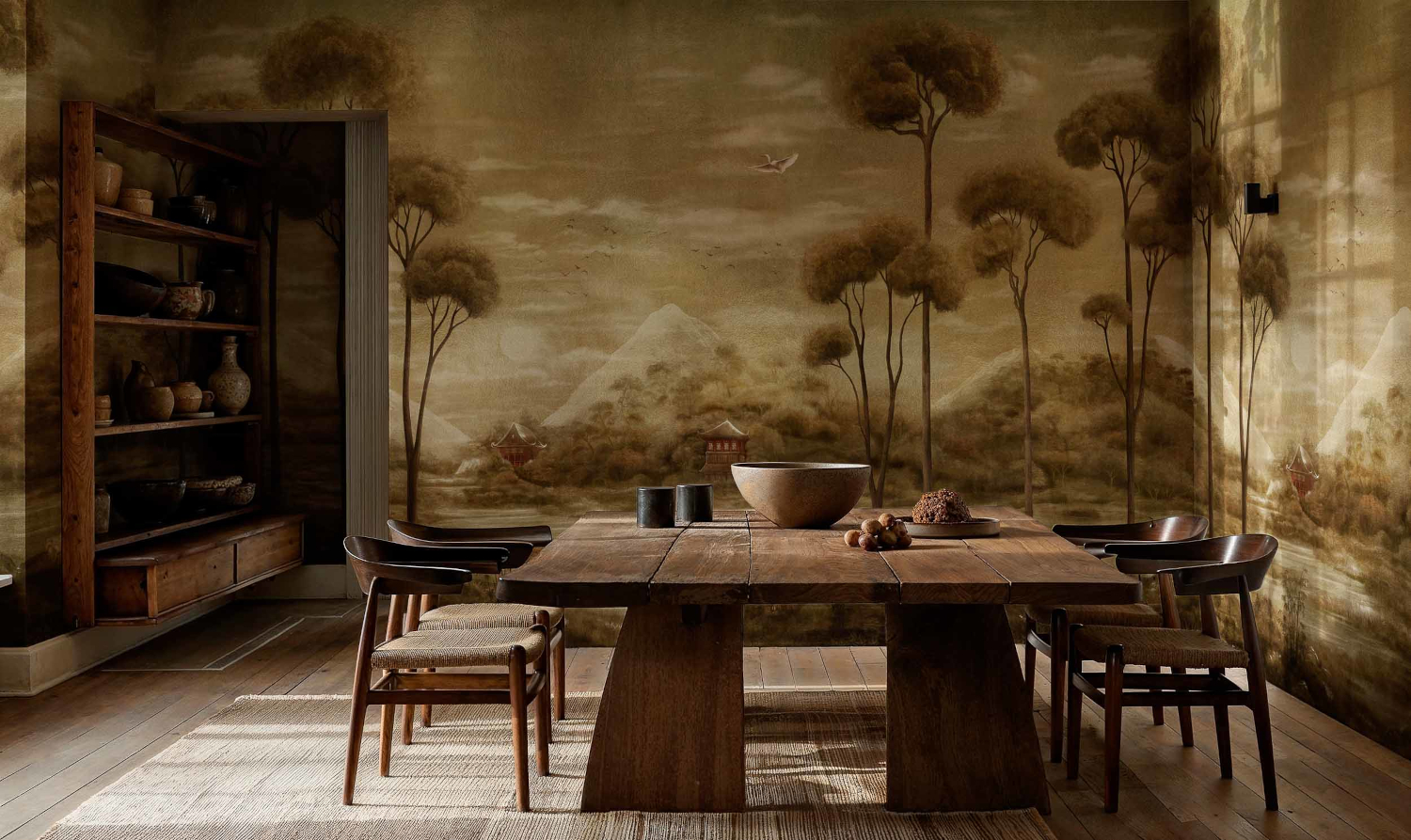 Wandbild Xi Hu Lake - Gold