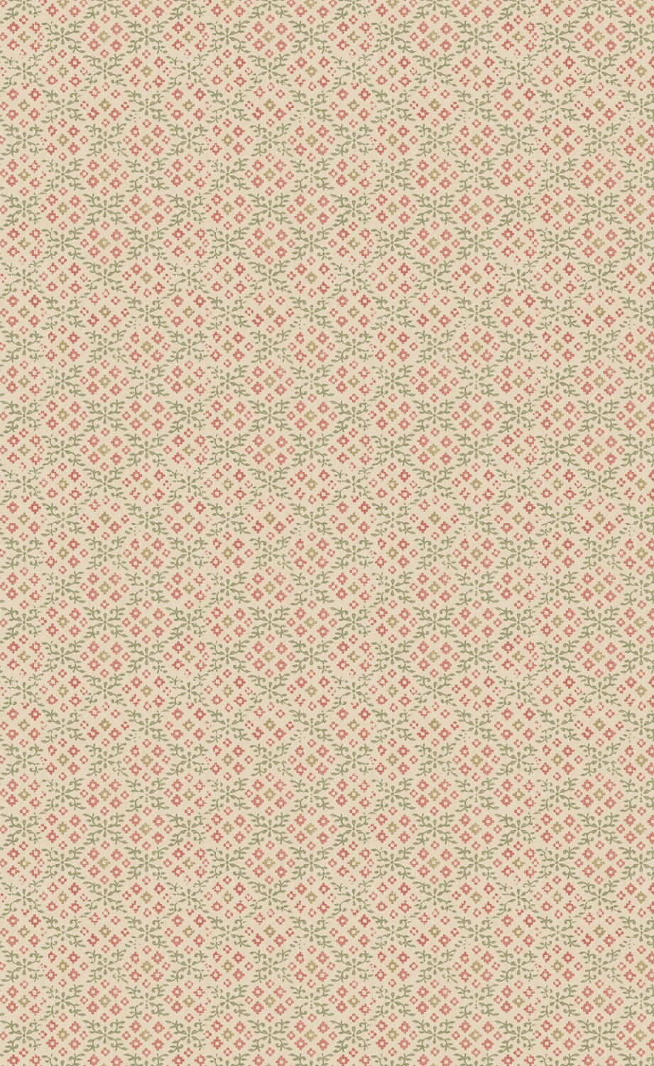 Tapete Grantly - Red/ Green