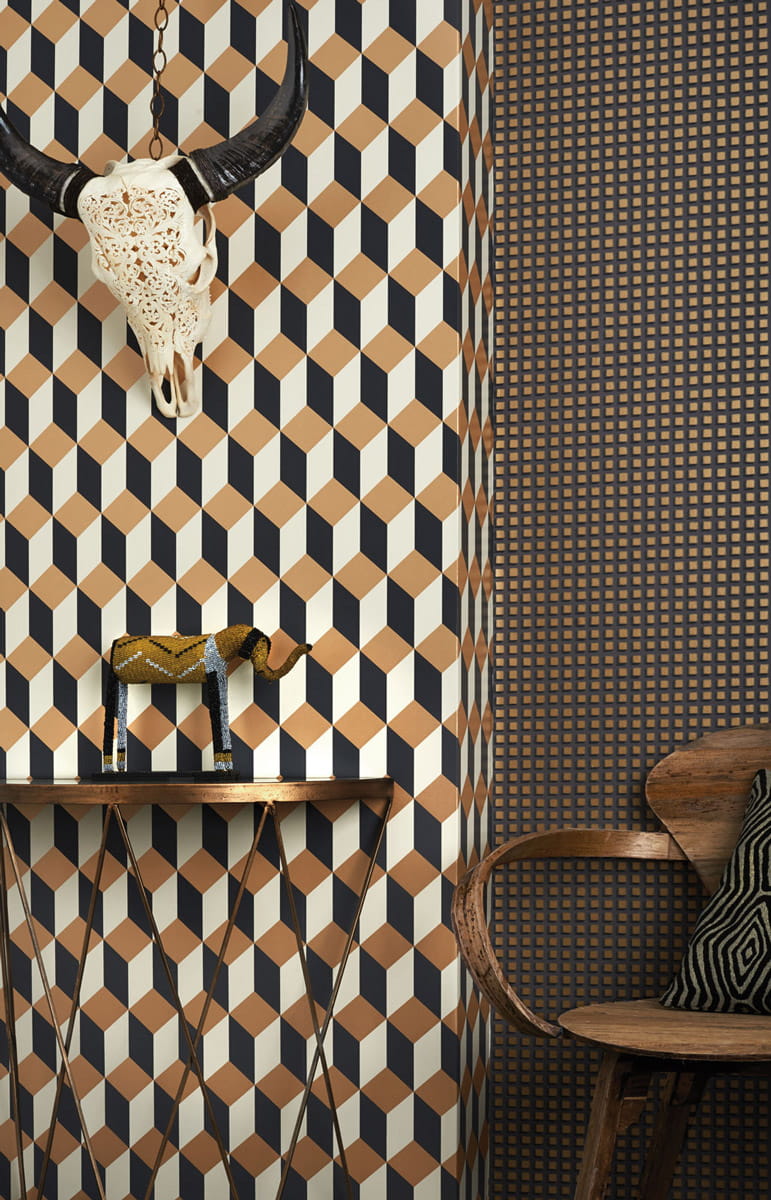 Tapete Delano - Gold/ Black