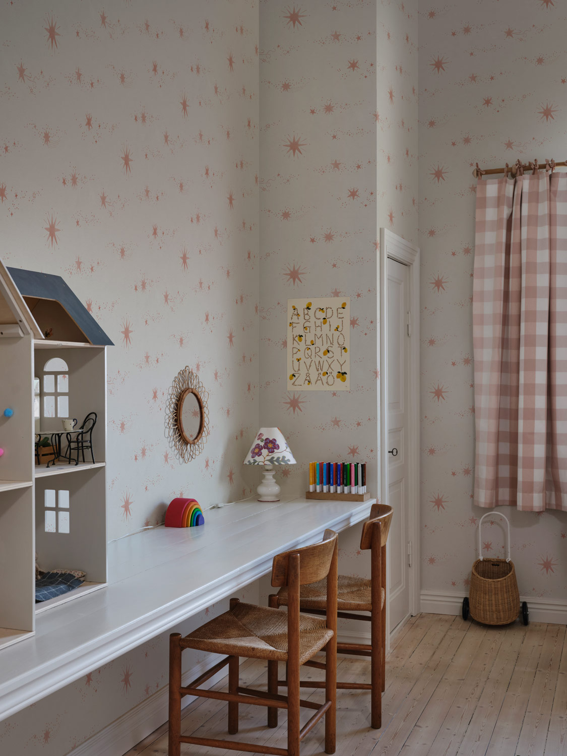 Wandbild Gillis - Pink