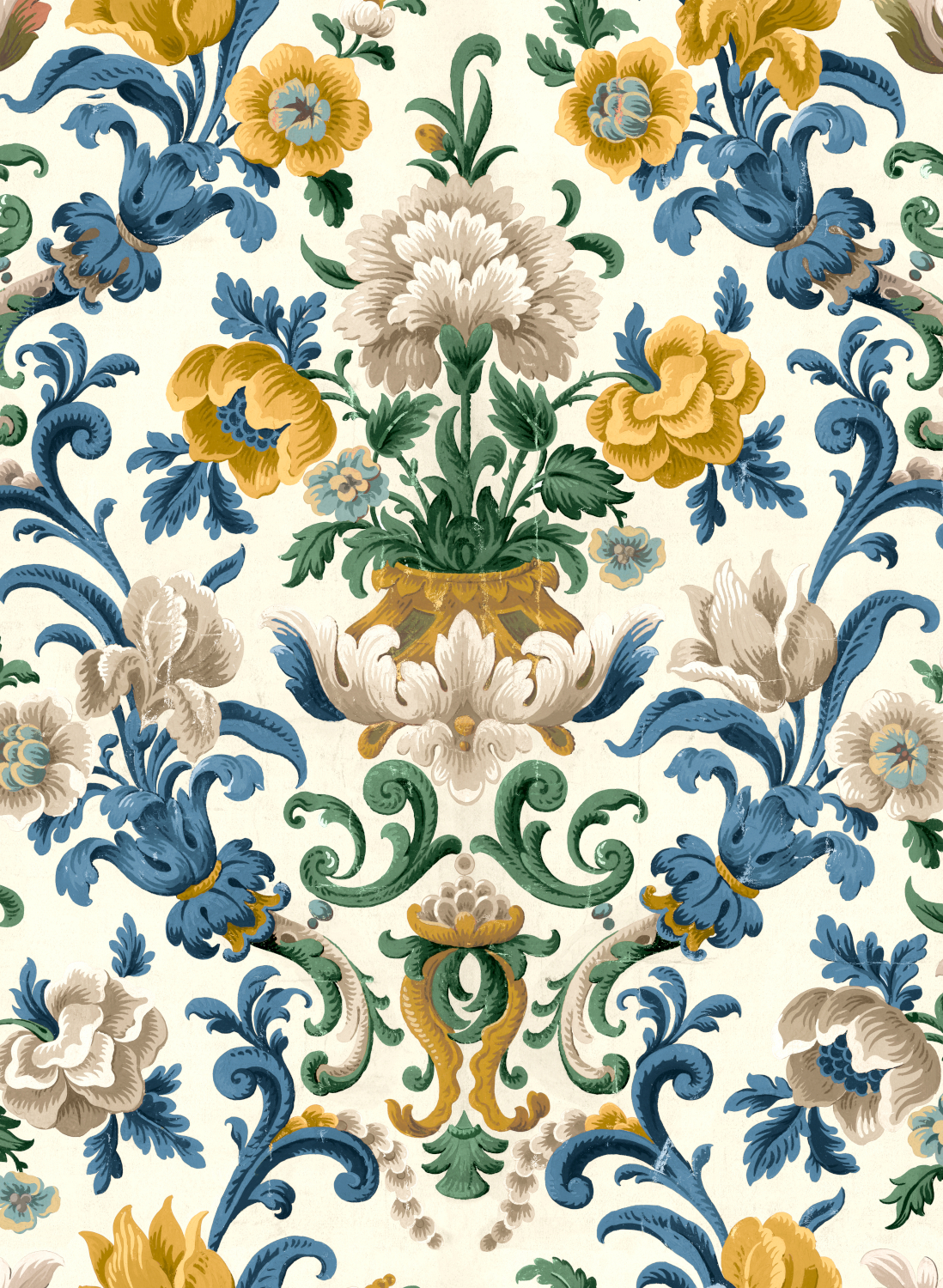 Tapete Aranjuez Damask - Sapphire