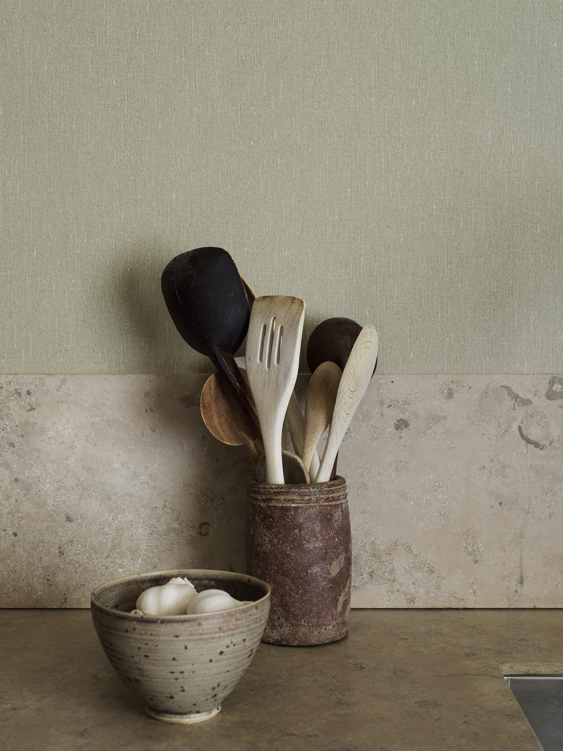 Tapete Linen - Soft Olive