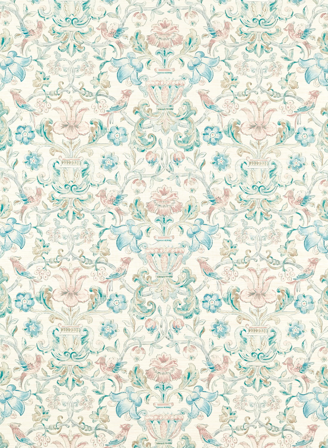 Tapete Pompadour Print - Mineral