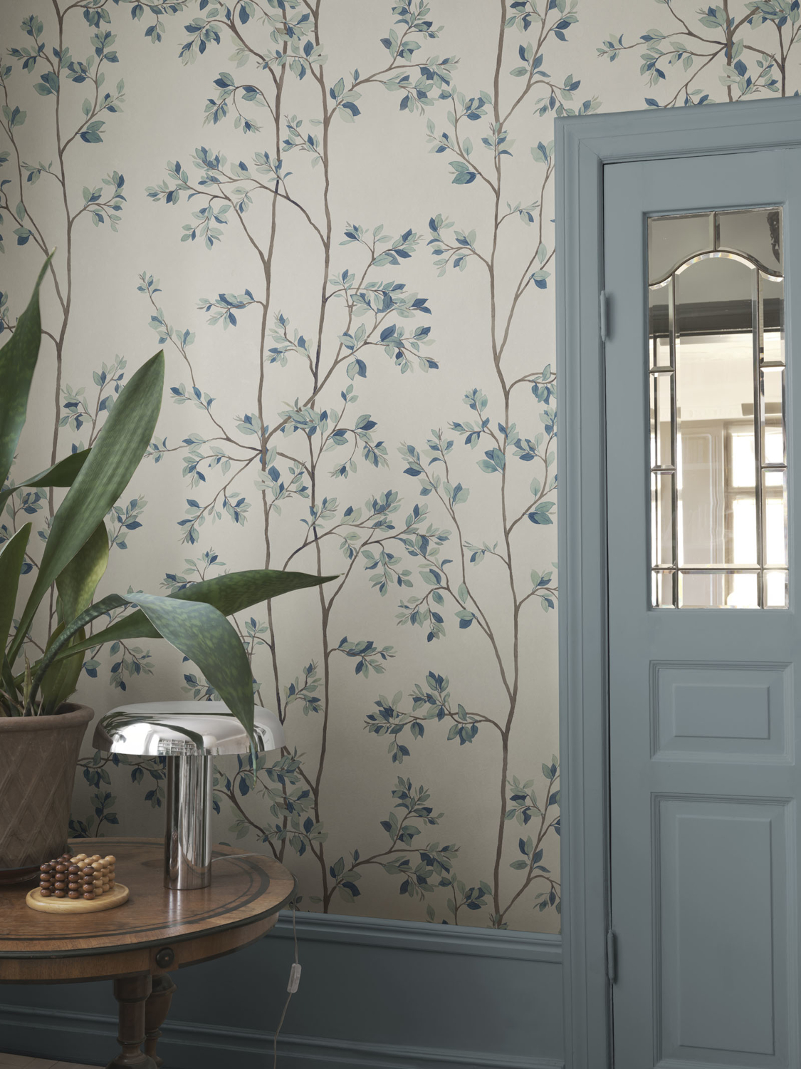 Wandbild Laura - Blue
