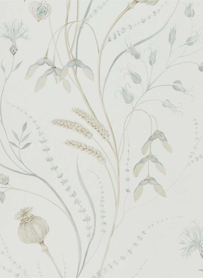 Tapete Summer Harvest - Silver/ Chalk