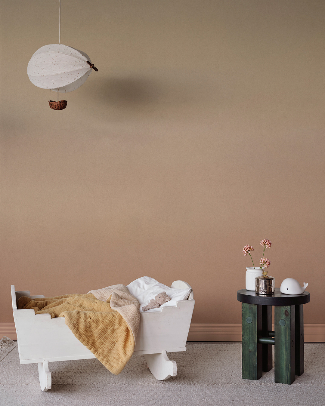 Wandbild Skymning - Peach