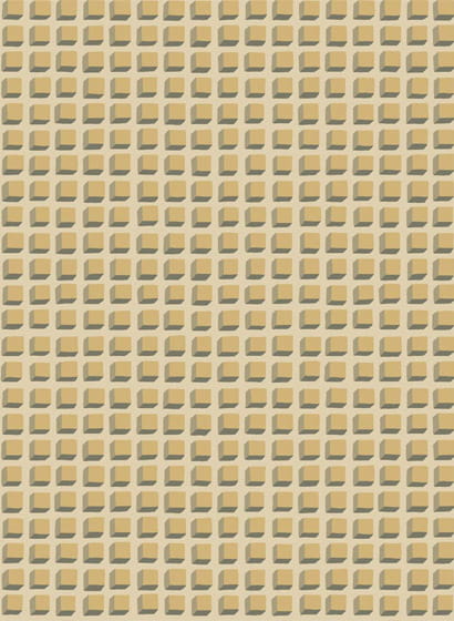 Tapete Mosaic - Buff/ Gold
