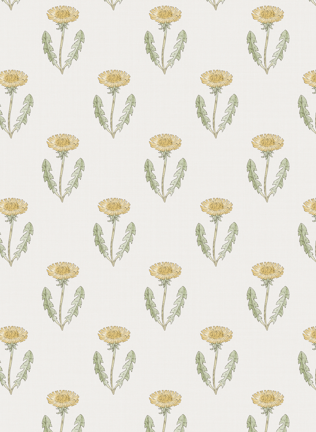 Tapete Maskrosen - Spring Green