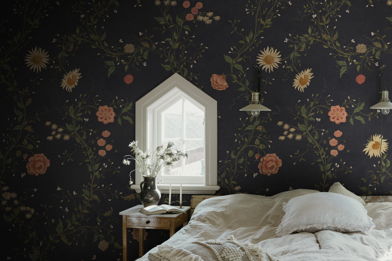 Wandbild Inger - Midnight & Blue