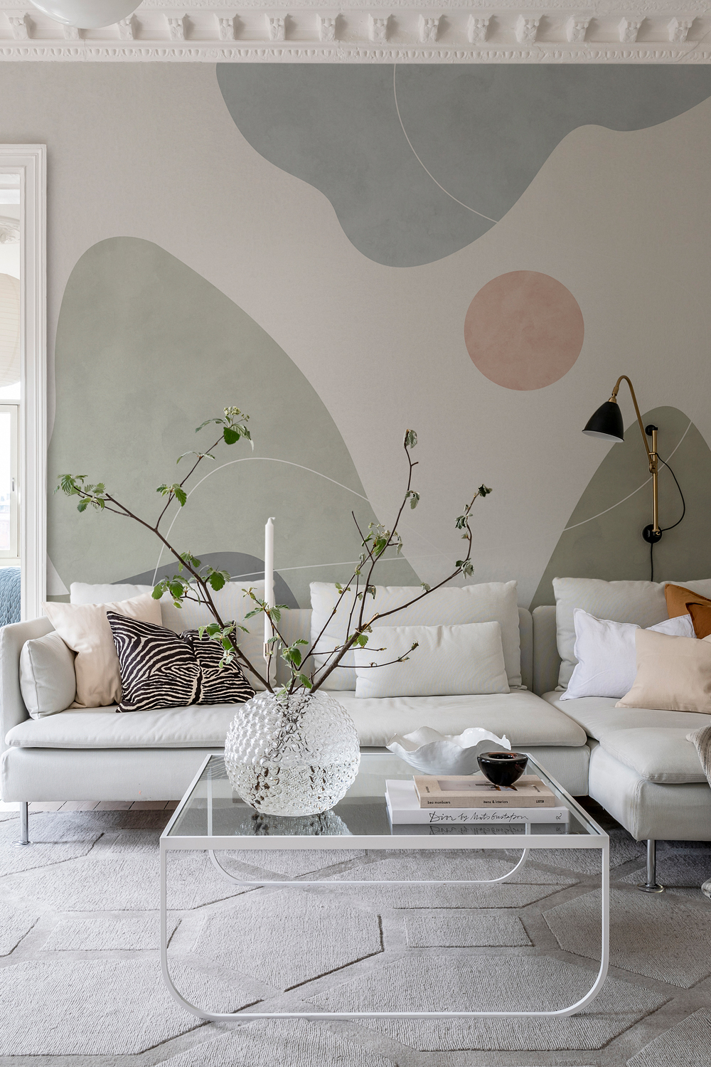 Wandbild Terrain - green