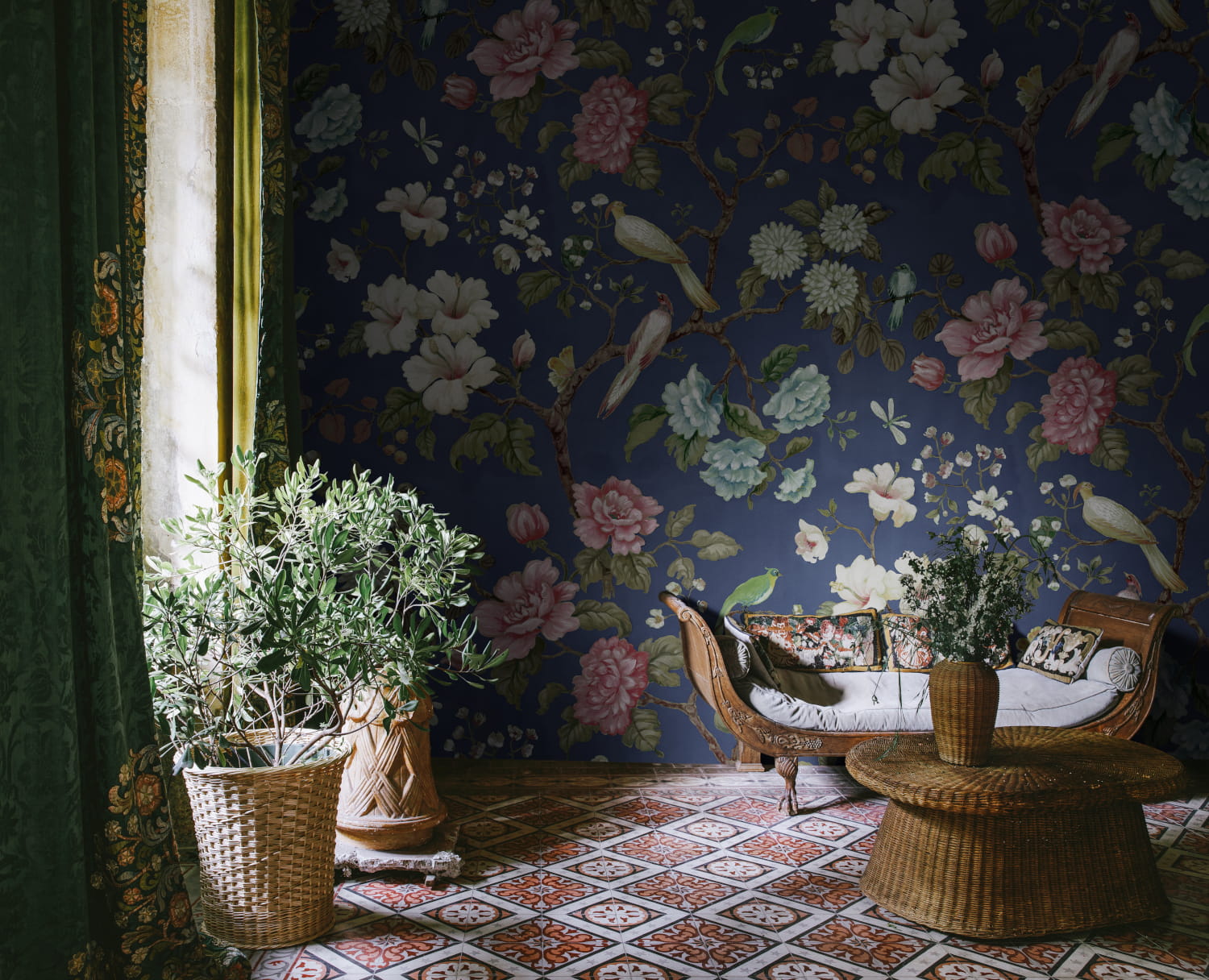 Wandbild Grandiflora - Blue