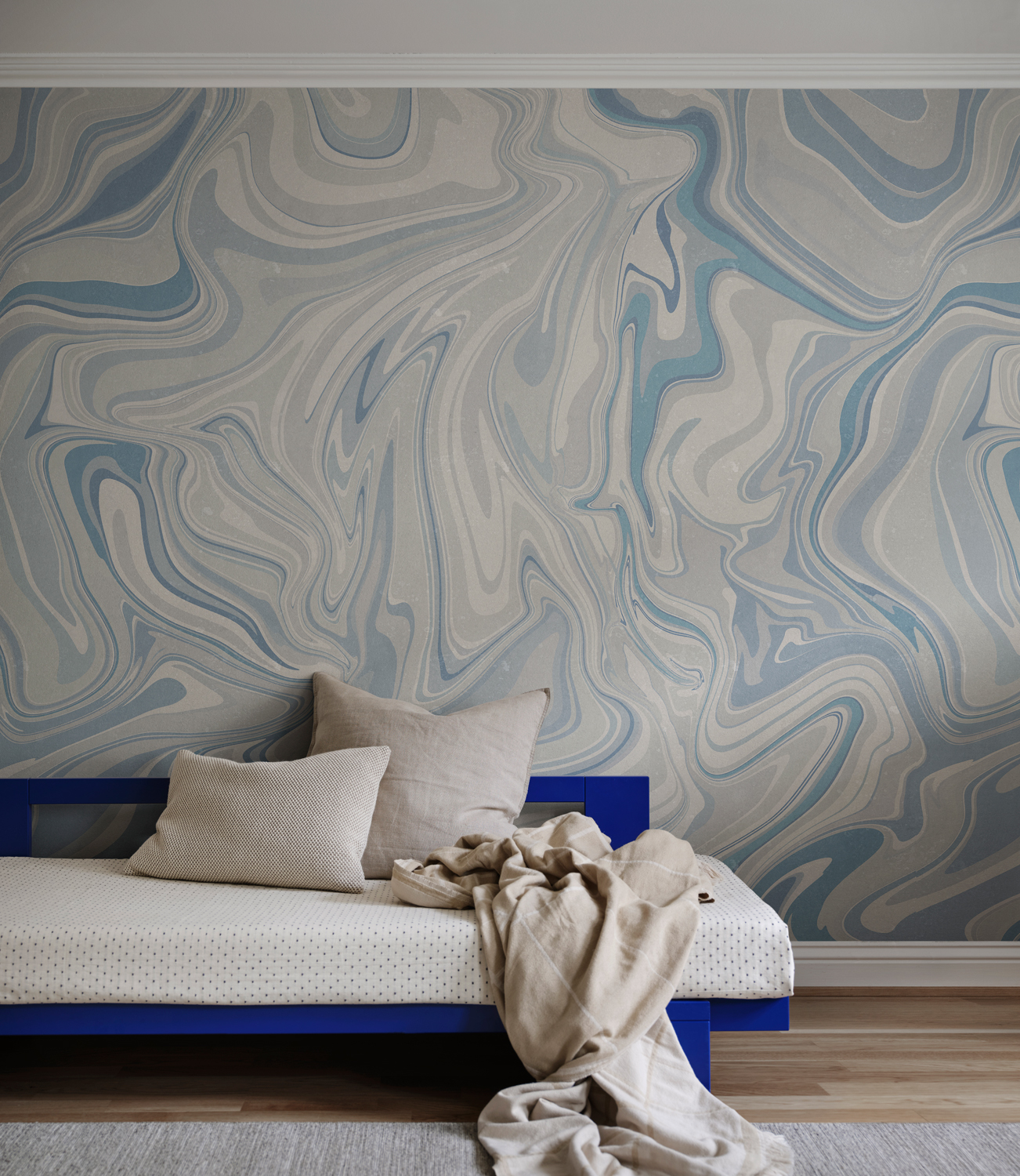 Wandbild Klint - Misty Blue