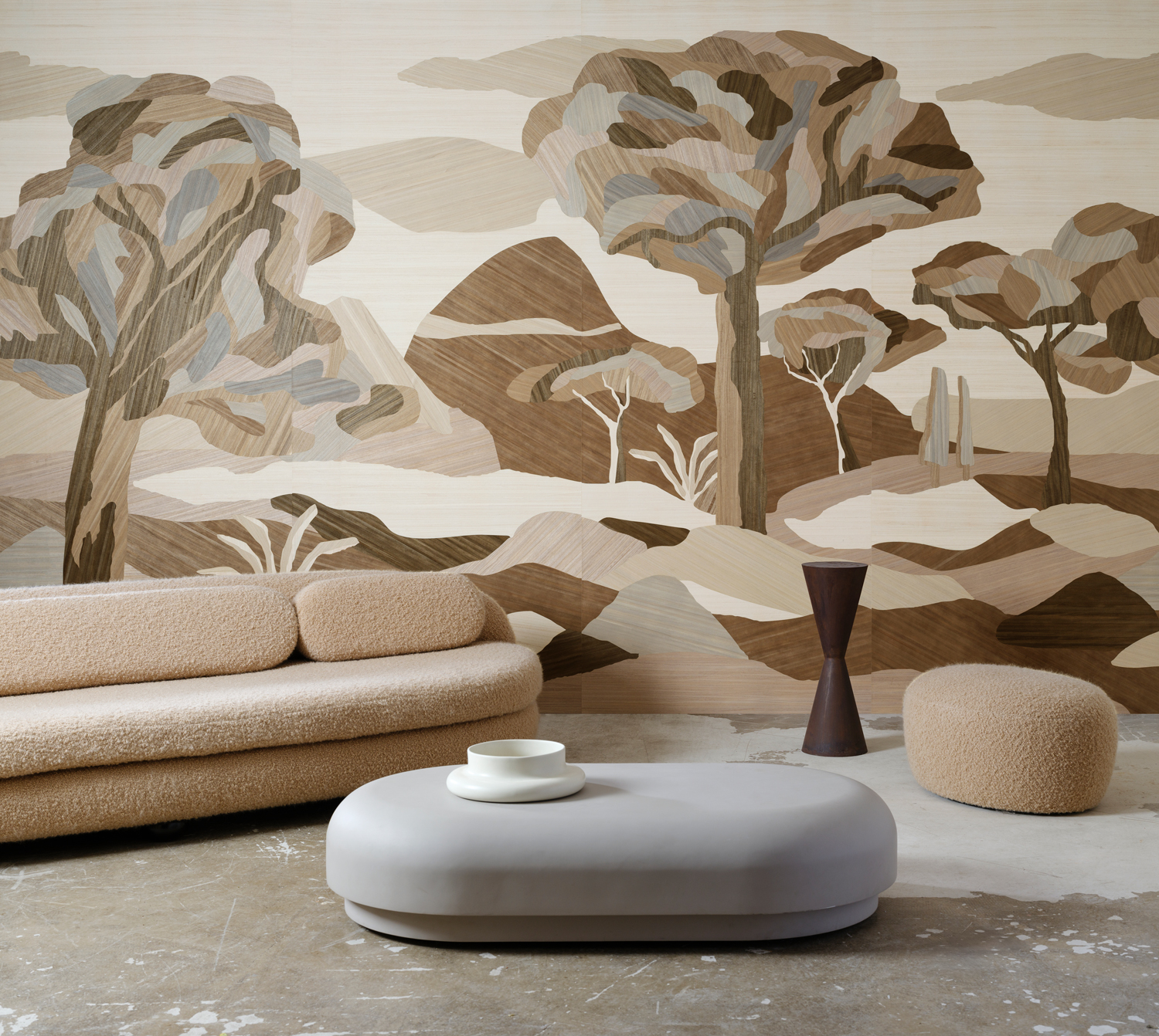 Wandbild Under The Sycamore Tree - Winter Landscape