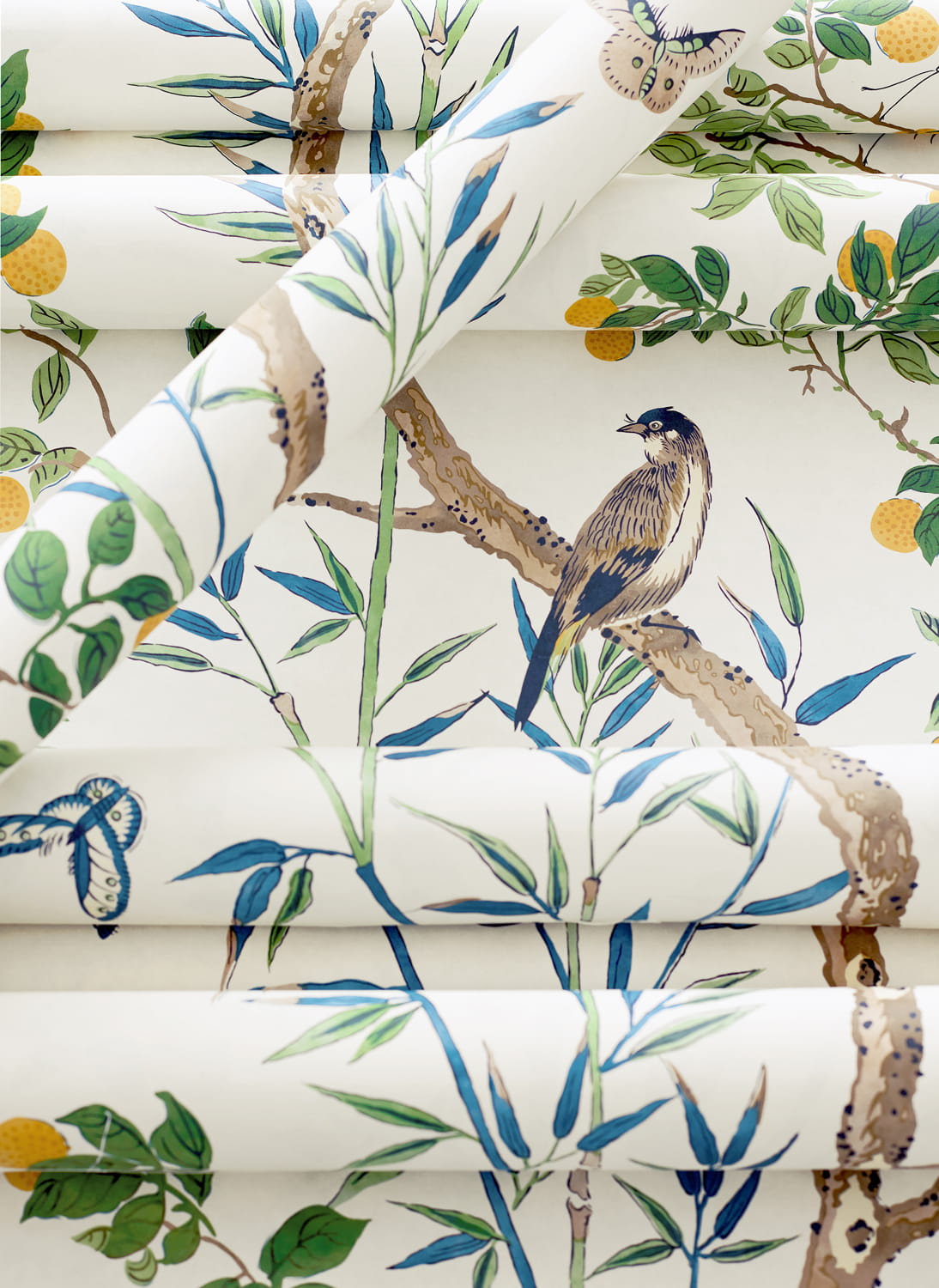 Tapete Claire - Yellow and Navy