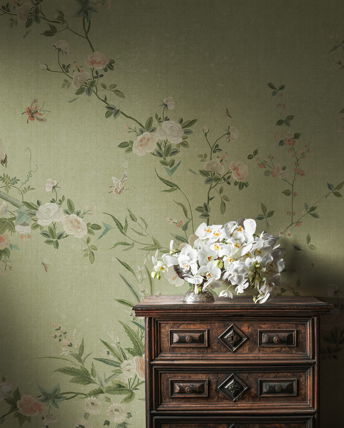 Wandbild Bloom - green