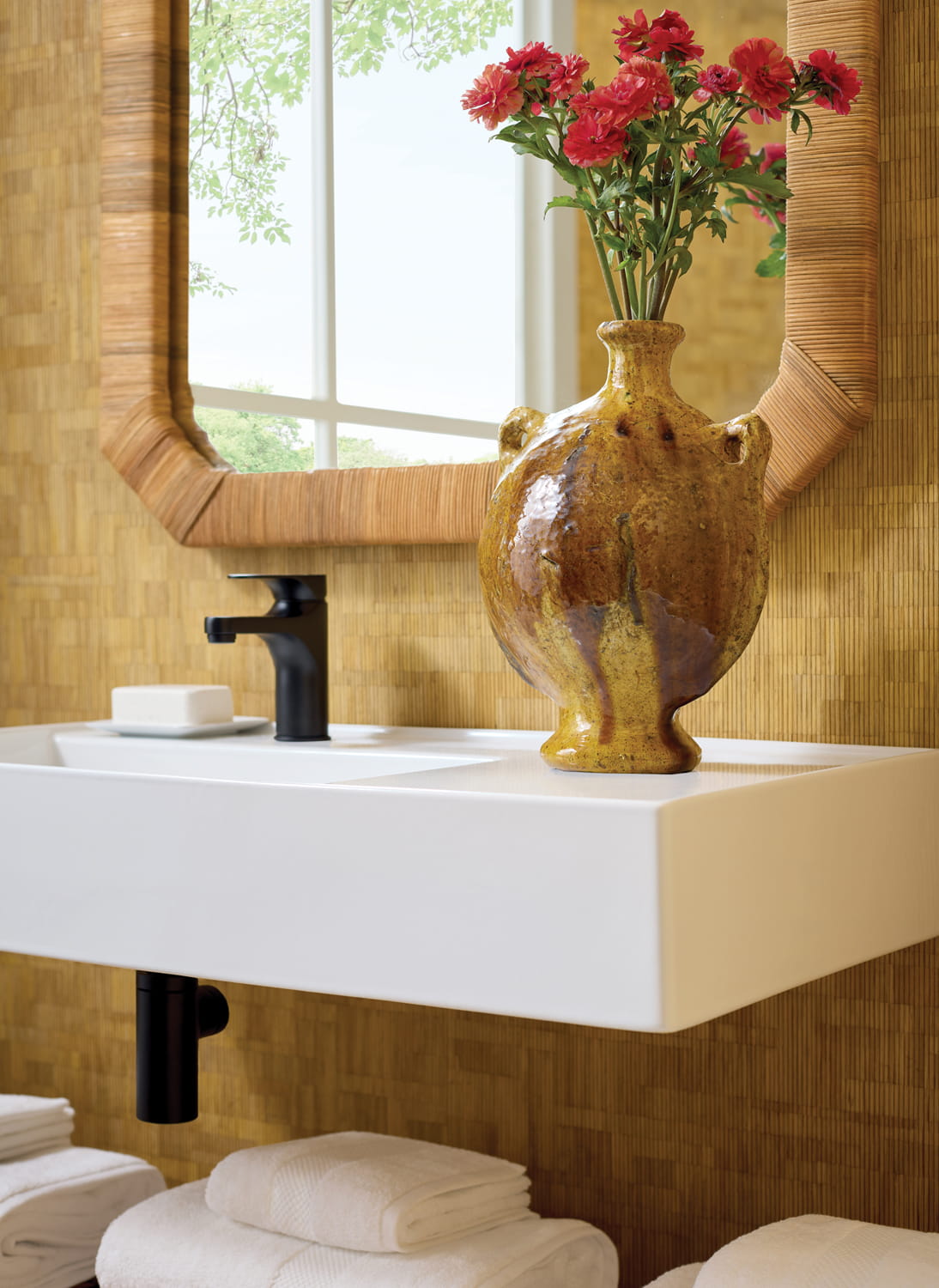 Tapete Bamboo Mosaic - Natural
