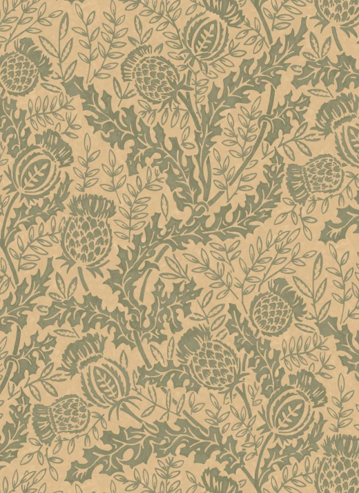 Tapete Mulberry Thistle - Teal