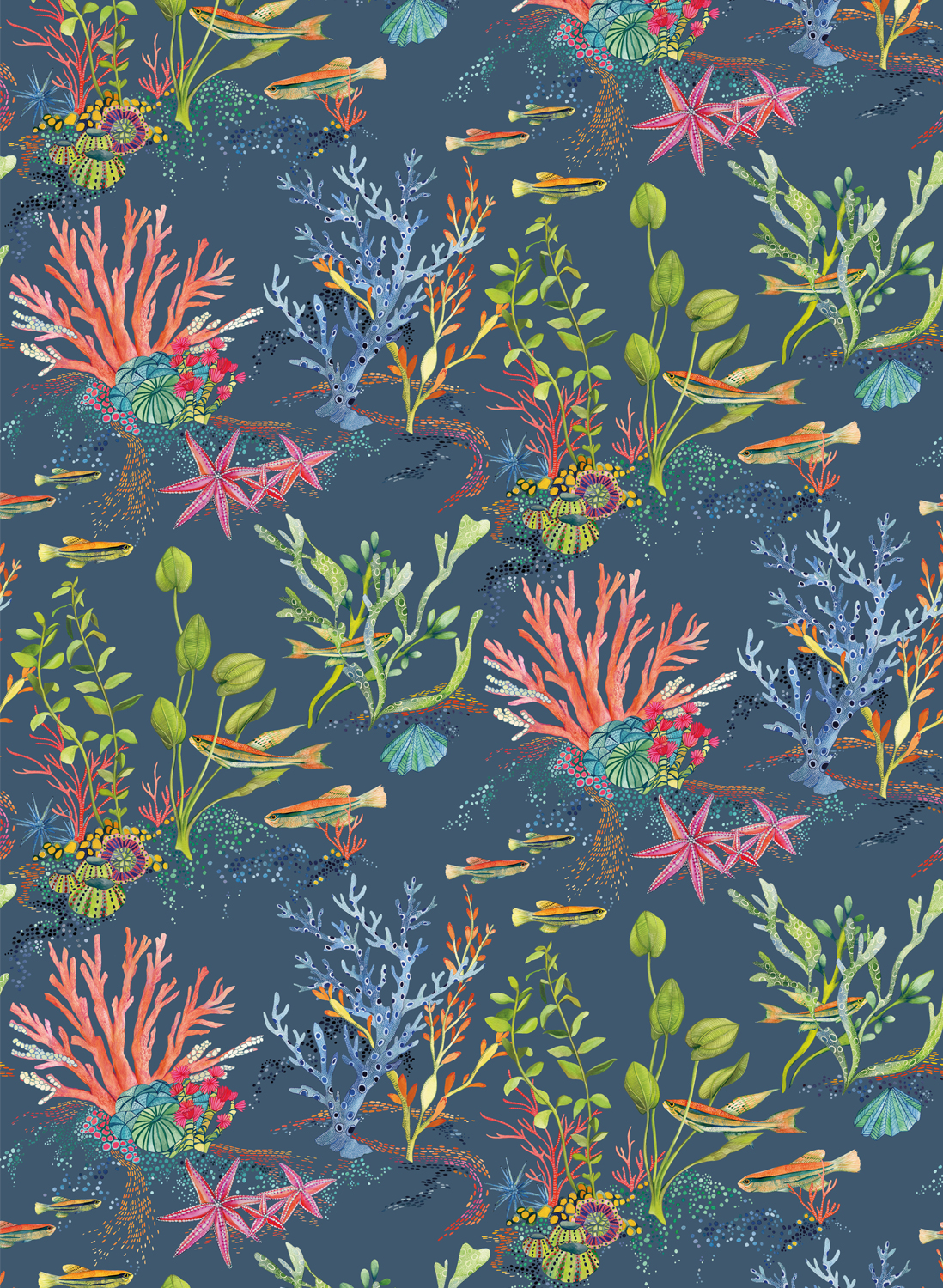 Tapete Coralline - Marine
