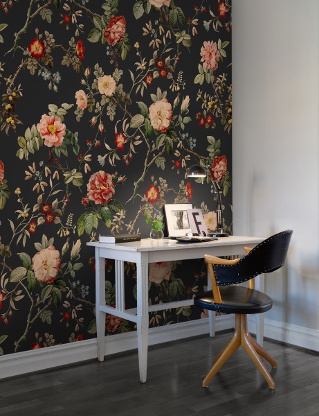 Wandbild Thorn Rose - Midnight