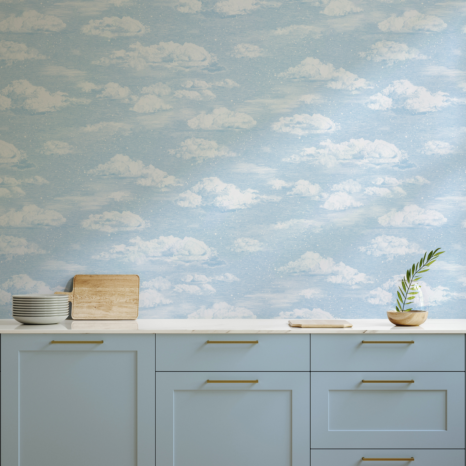 Tapete Clouds - Blue