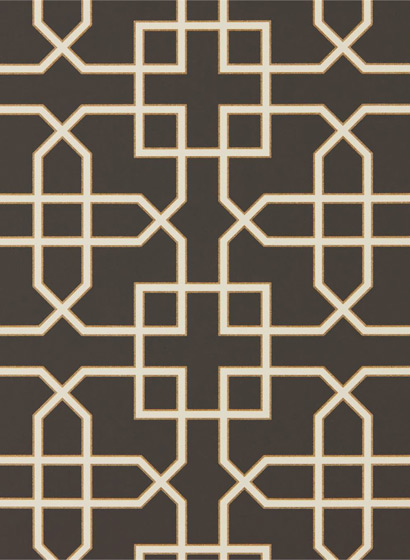 Tapete Hampton Trellis - Charcoal