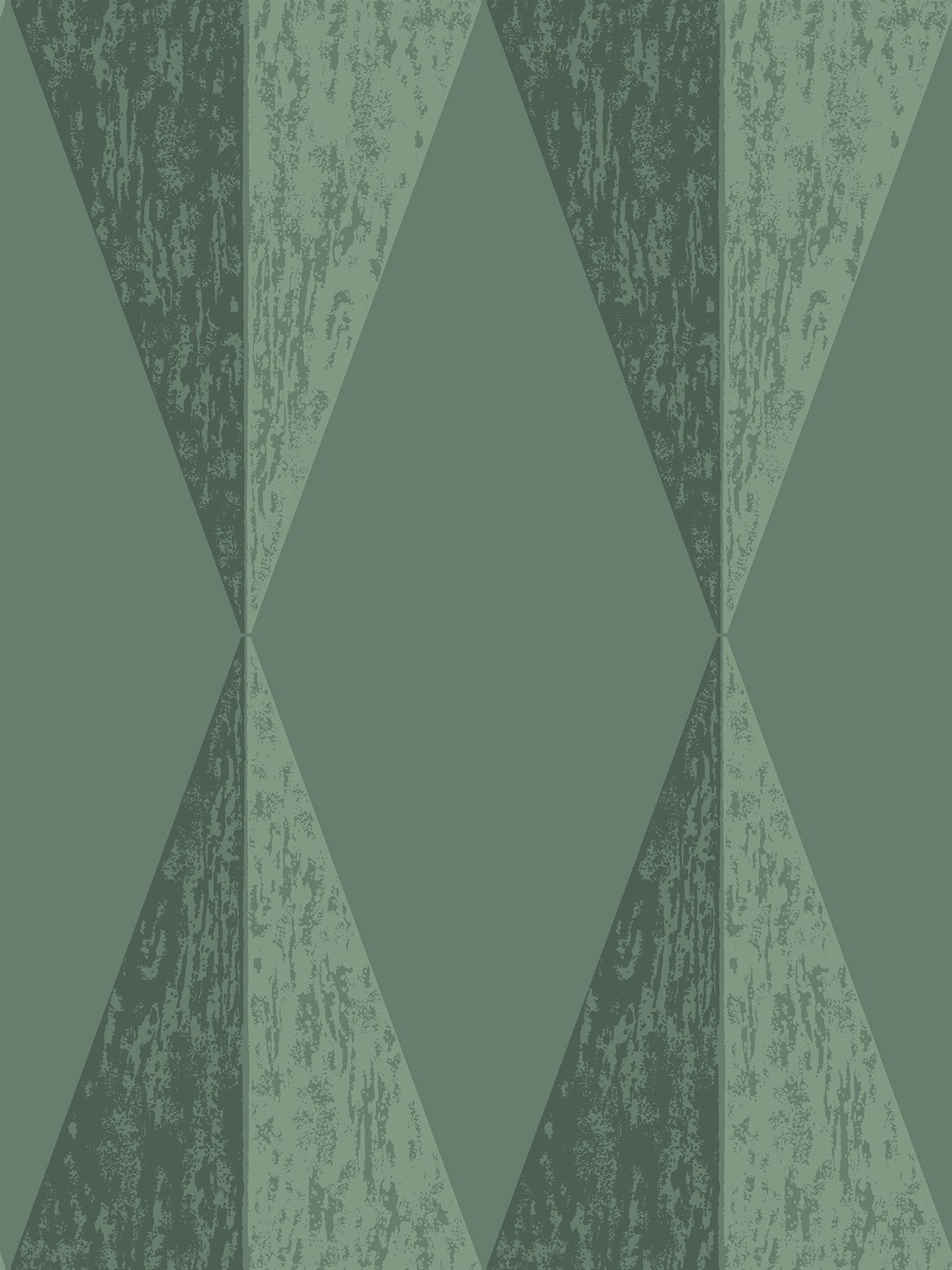 Wallpaper Angled Planes - Verdigris