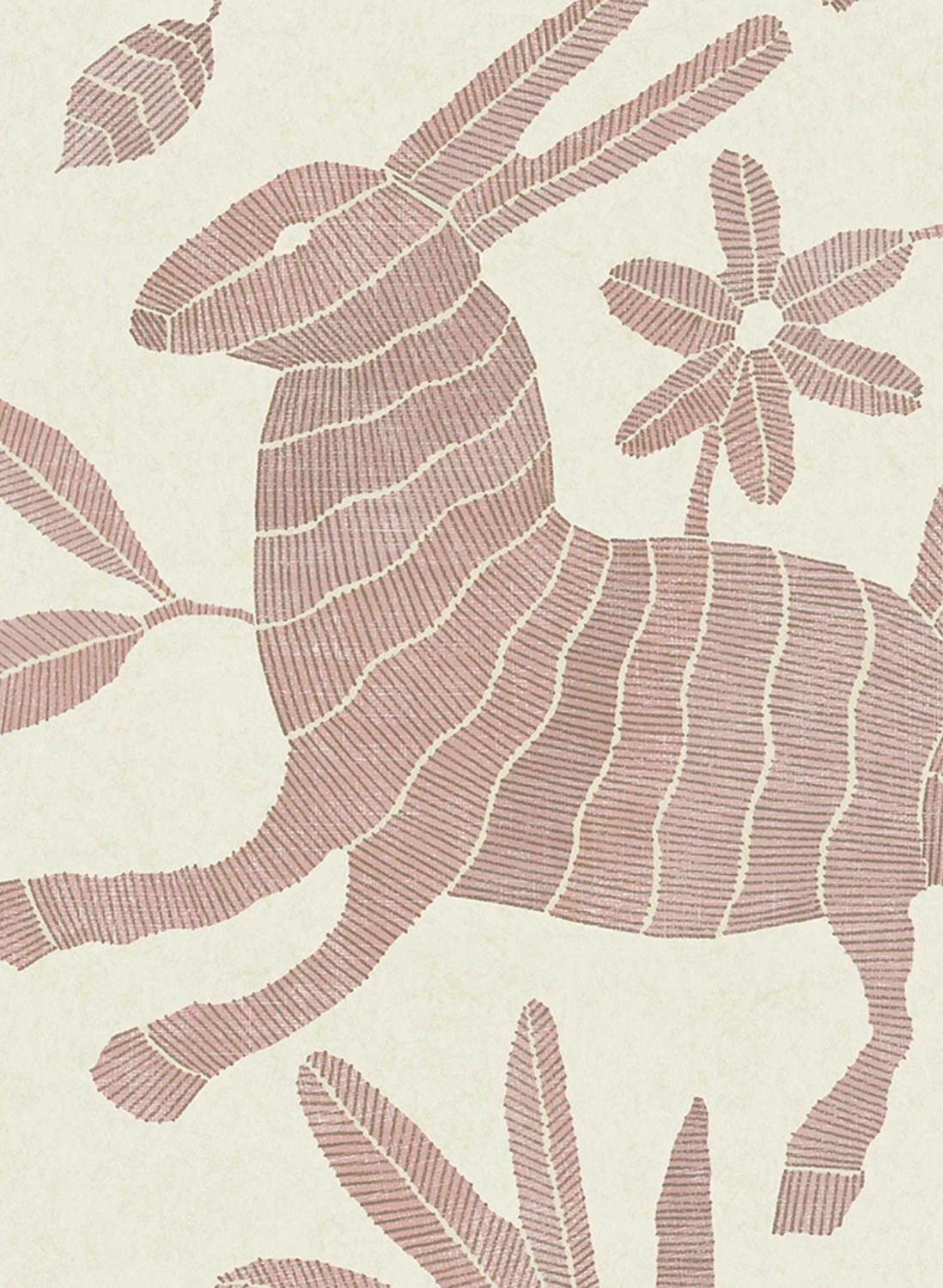 Tapete Otomi - Bunny Pink
