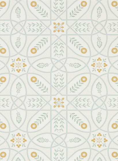 Tapete Brophy Trellis - Ivory/ Sage