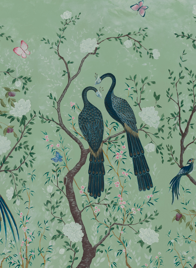 Wandbild Edo - Mint
