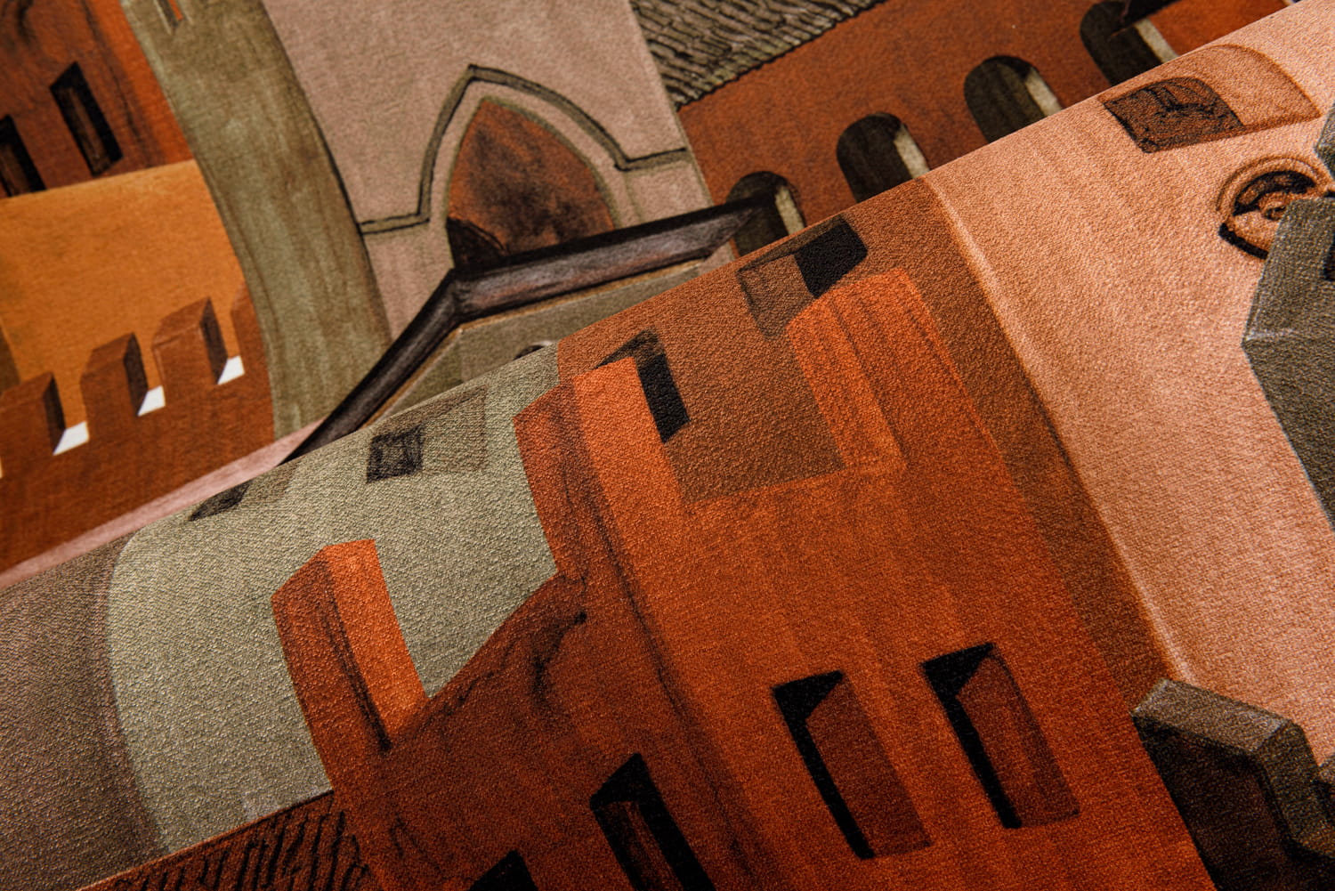 Tapete Citta di Castello - Terracotta