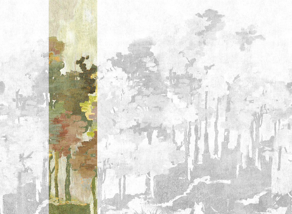 Wandbild Funes - Autumn Panel 2