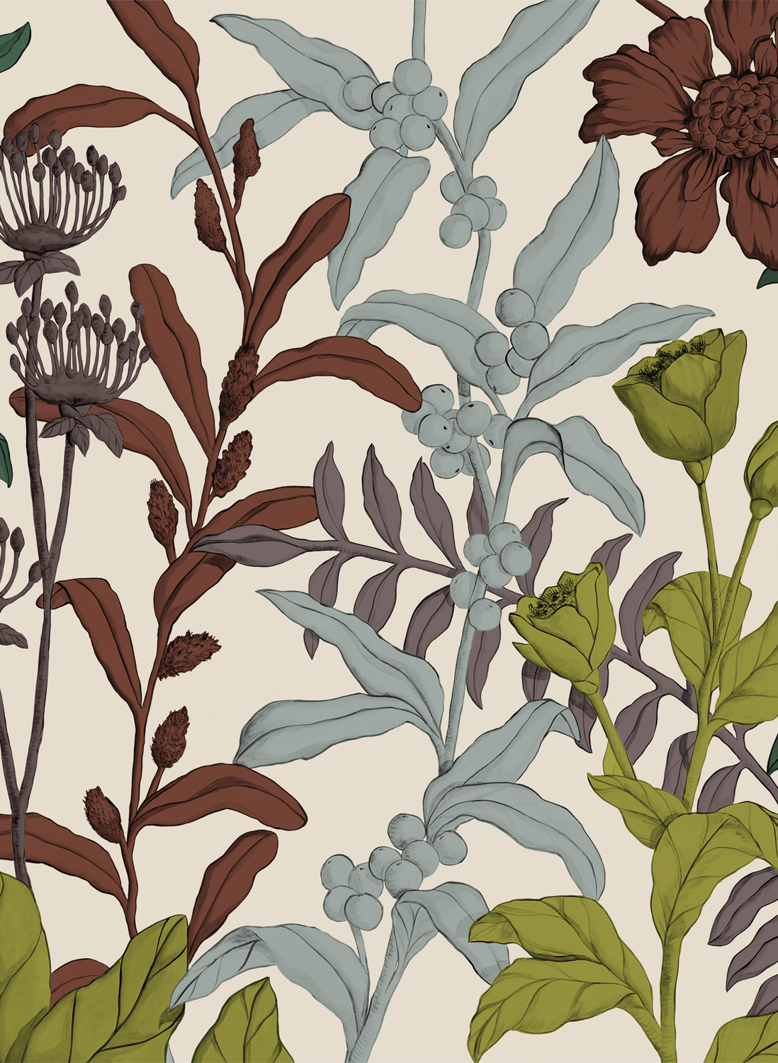 Wandbild Petals and Berries - MHP92