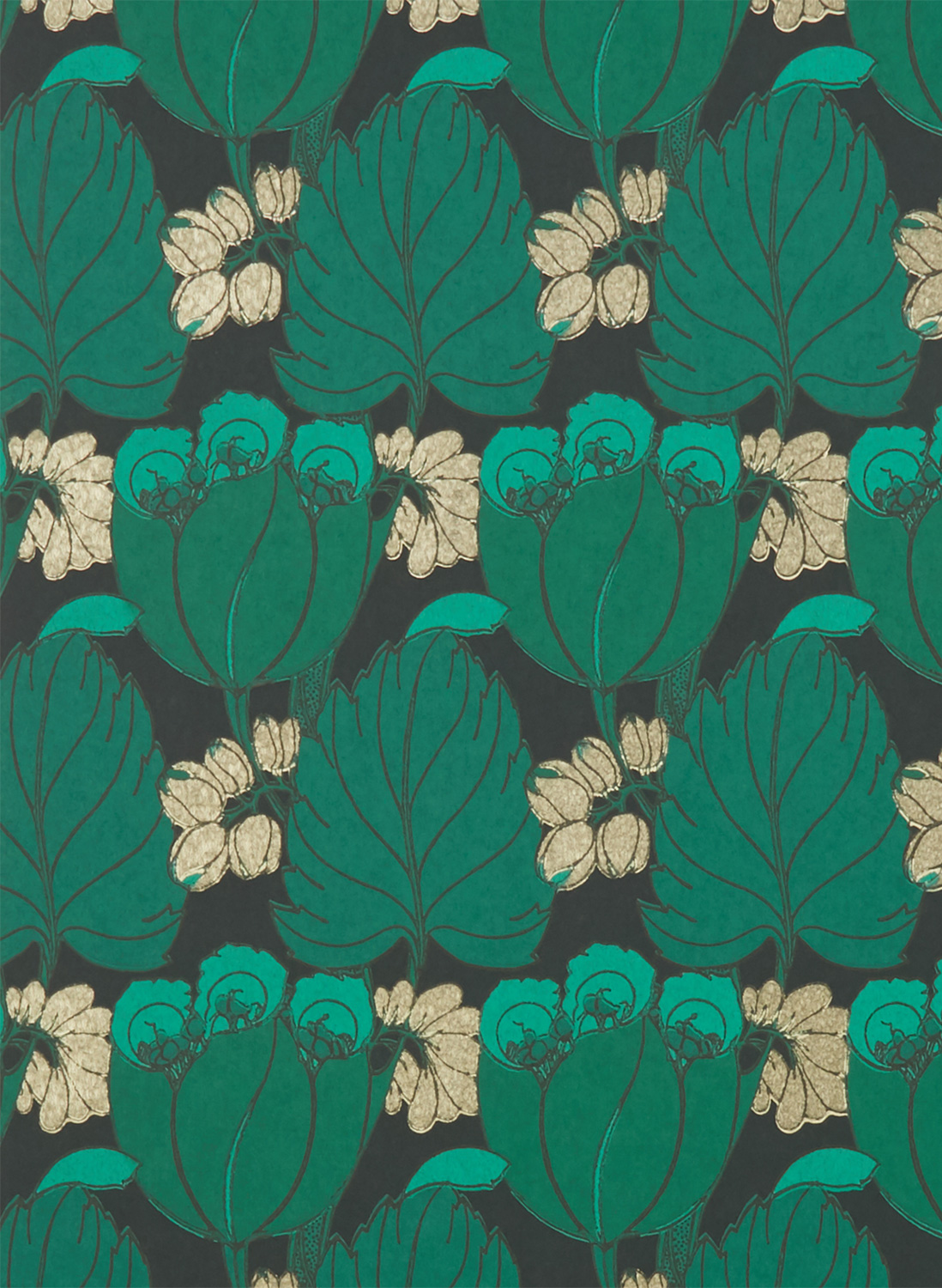 Tapete Regency Tulip - Jade