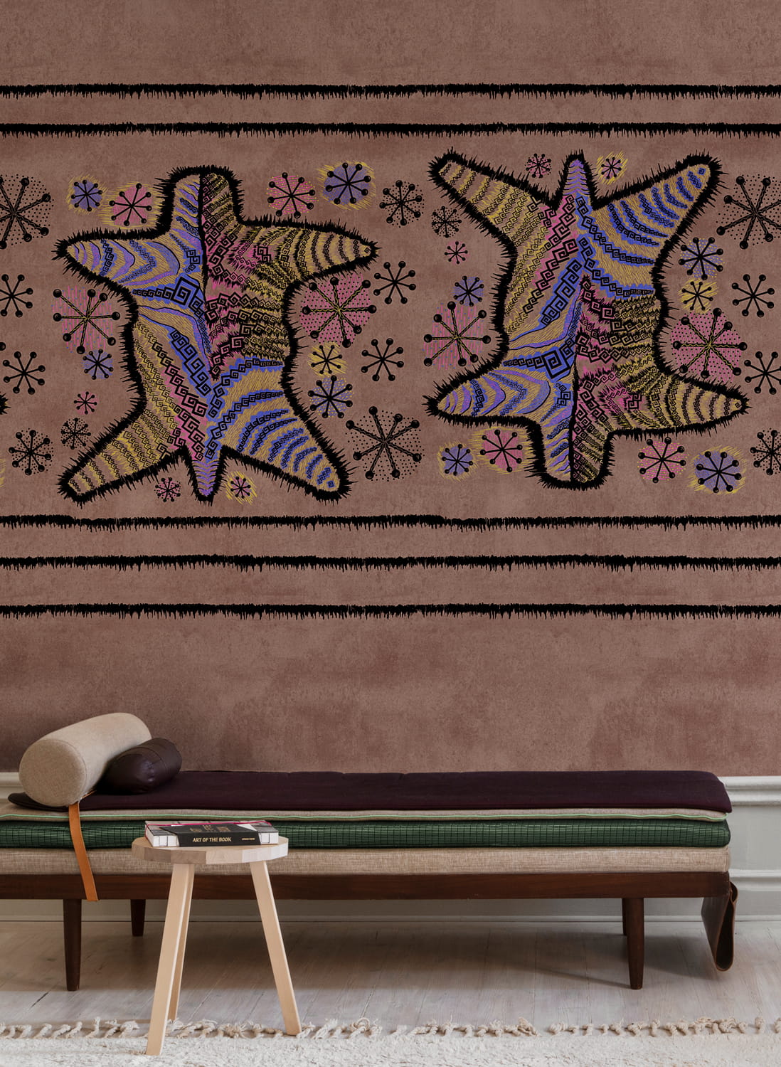 Wandbild Zebra Skin