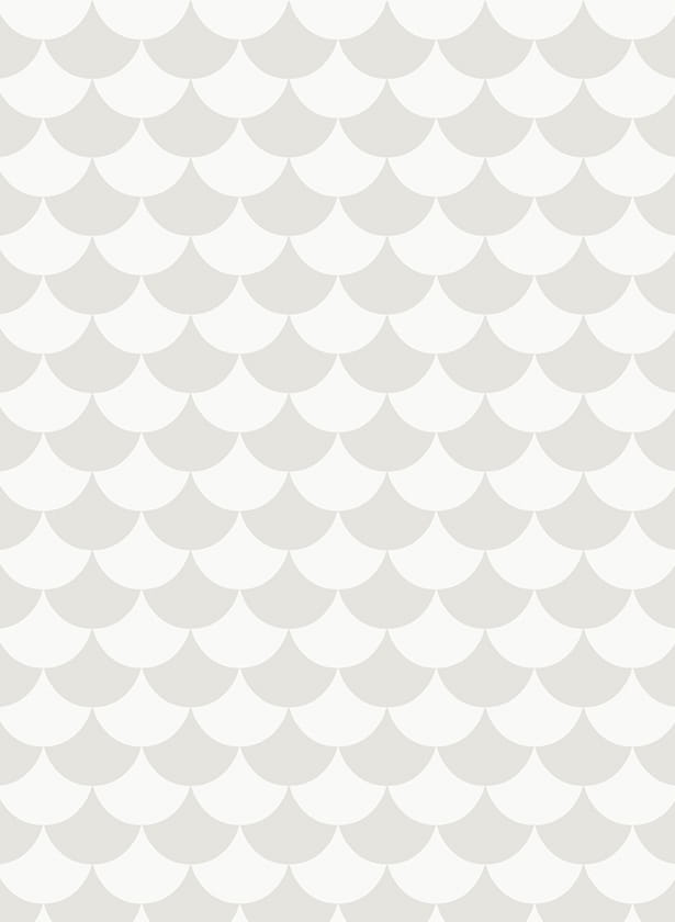 Tapete Waves - Light Grey