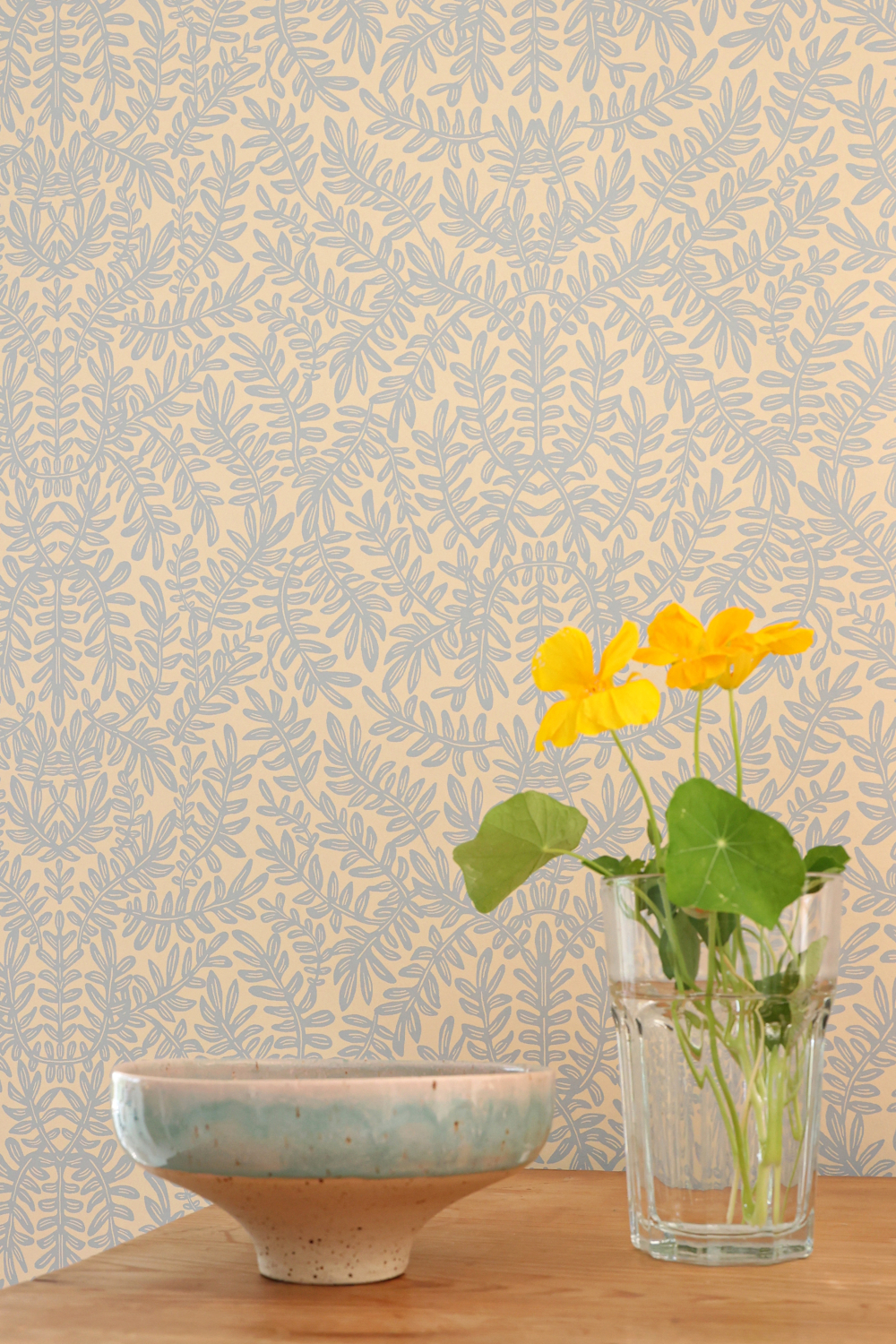 Tapete French Blond - Sea Breeze Blue