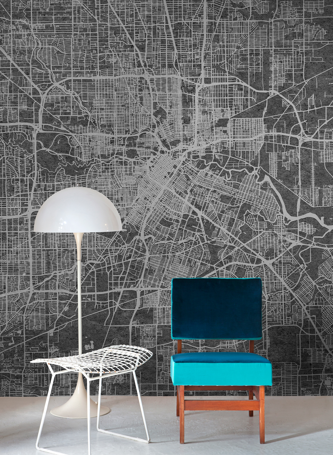 Wandbild Urban Map