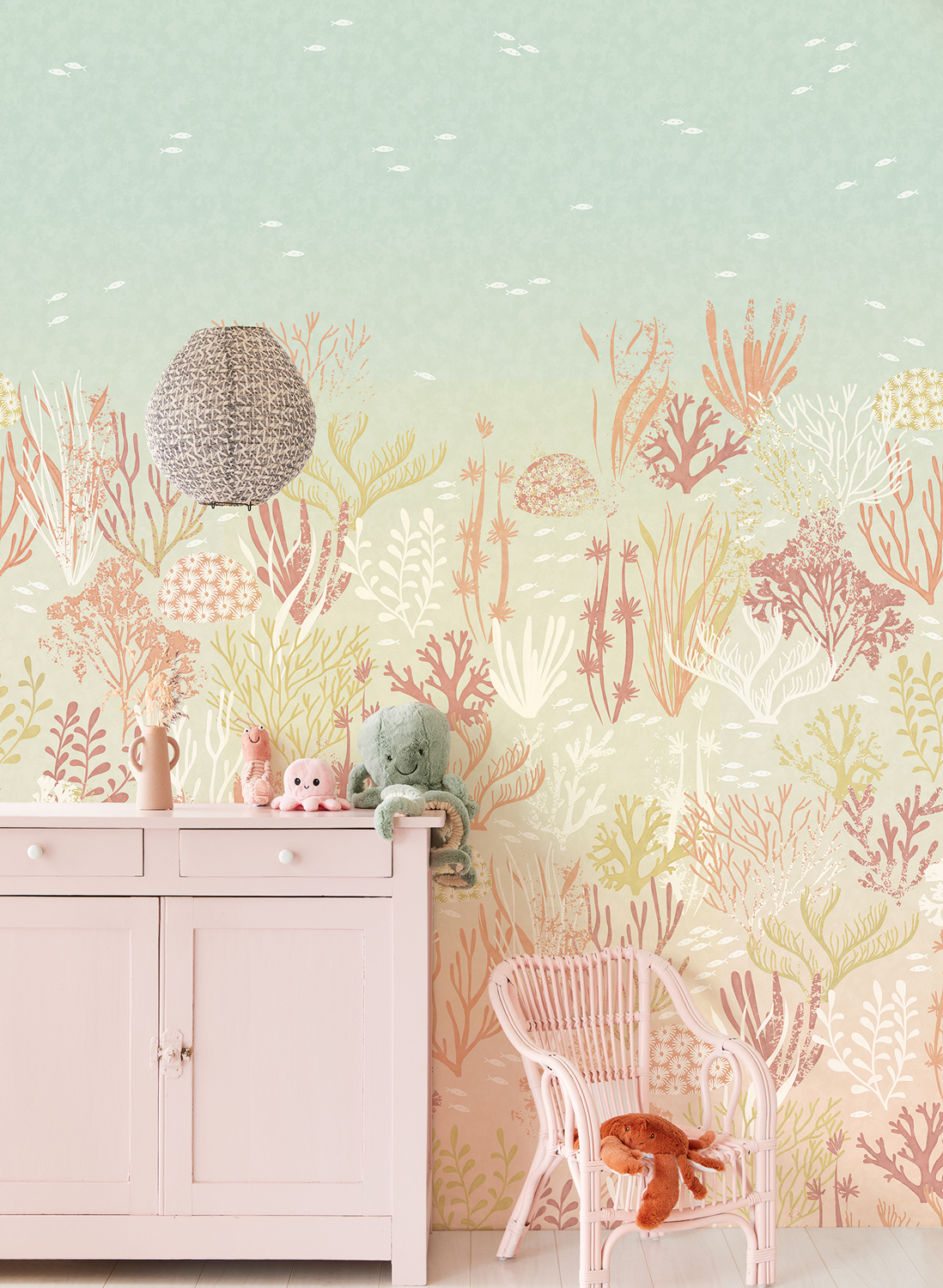 Papier peint panoramique Coral