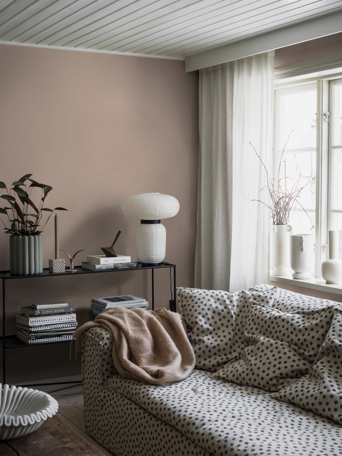 Tapete Linen - Raspberry Linen