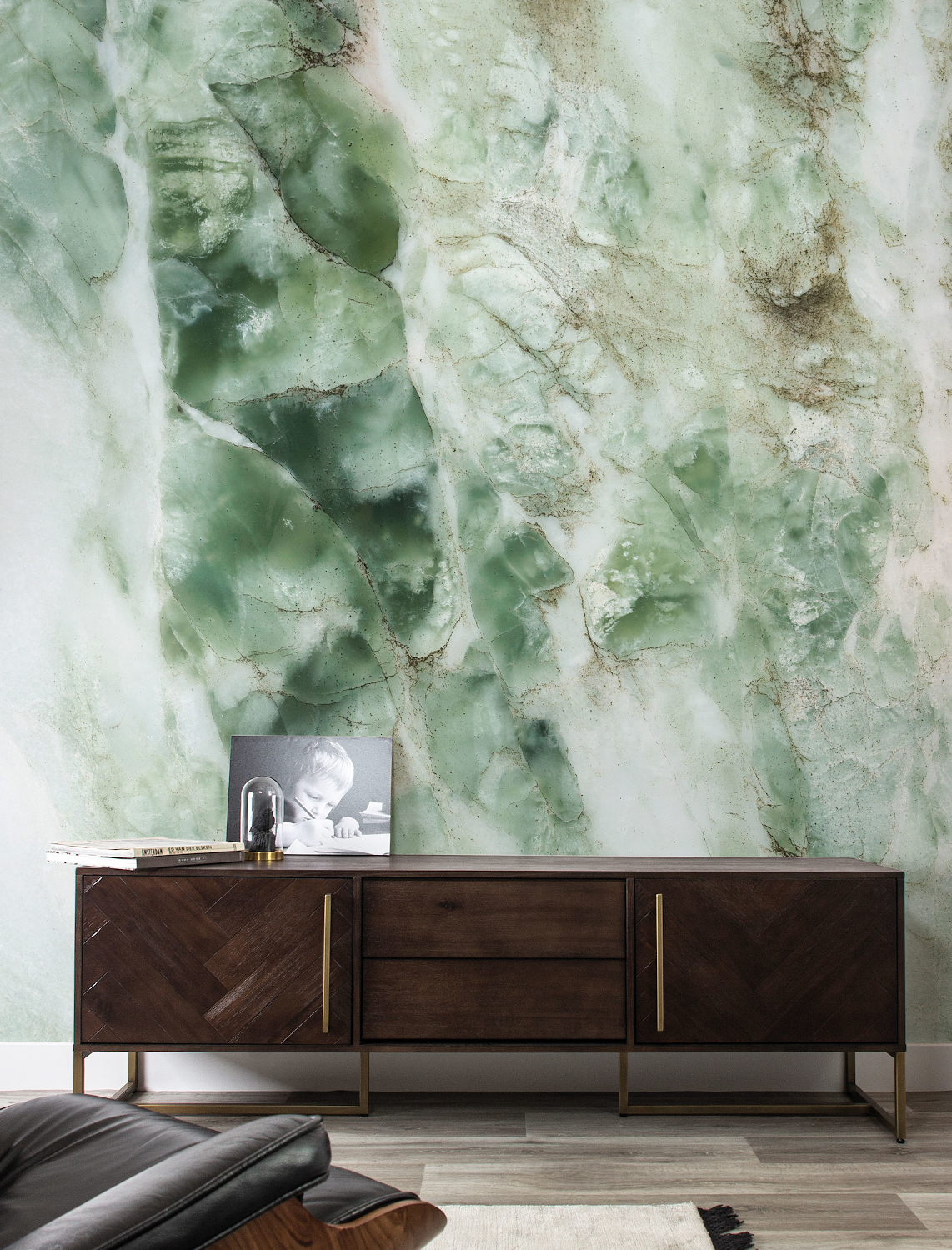 Wandbild Marble 1 - Multicolor - 3.896m Breite