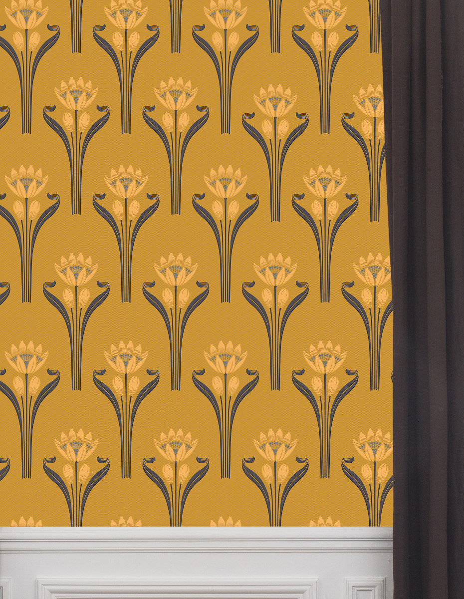 Tapete Tulipes - Jaune