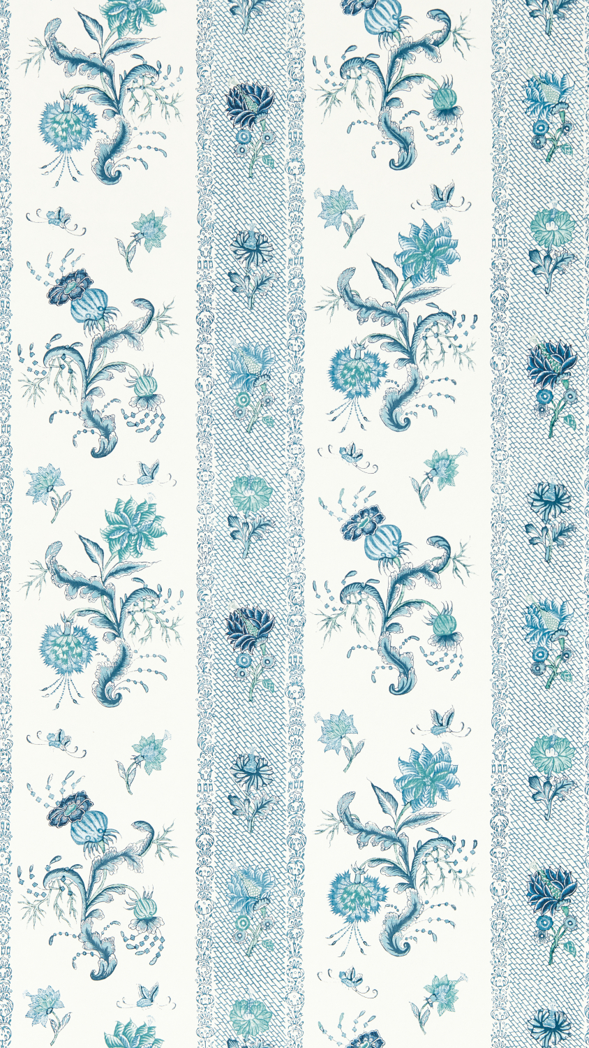 Tapete Papaver Stripe - Mazarine Blue